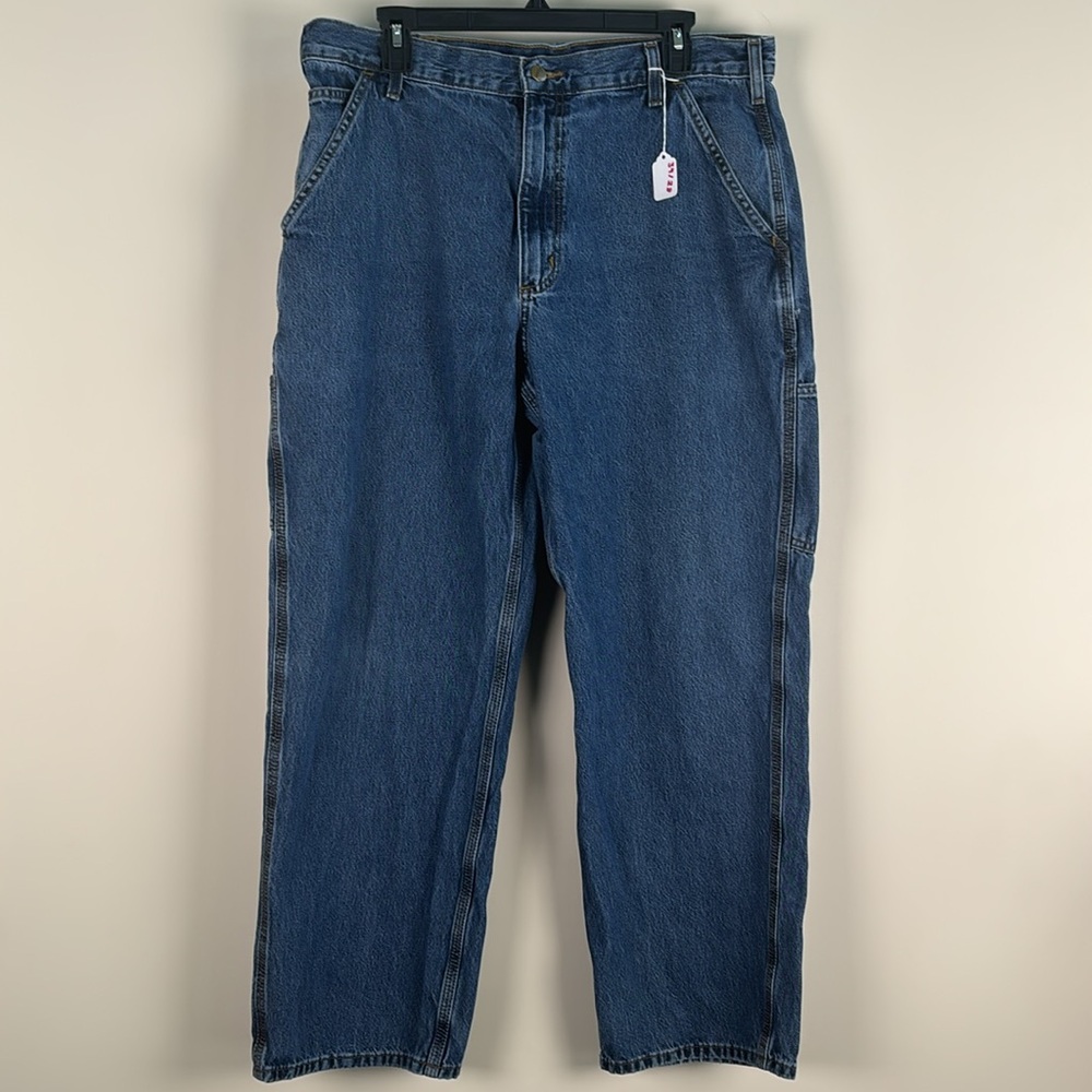 Vintage men's Carhartt blue jeans 34x28